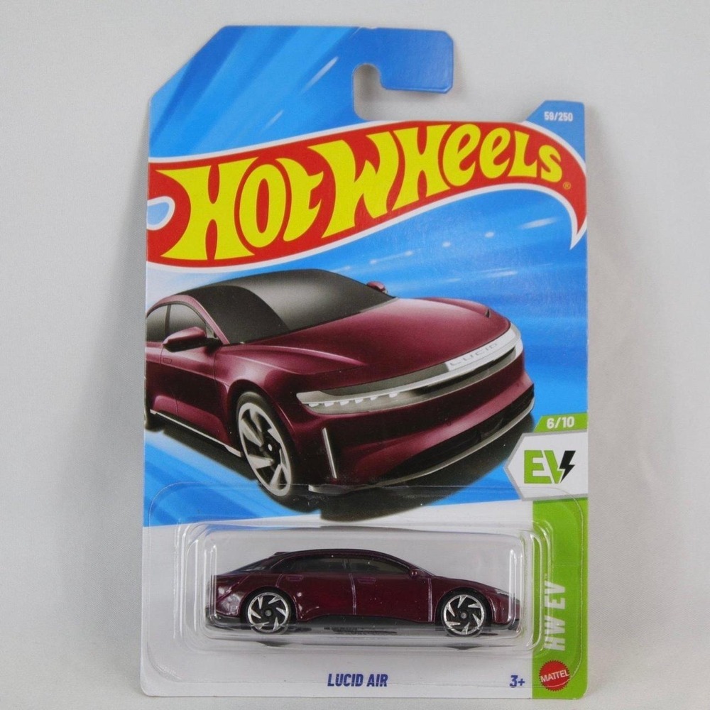 Hot Wheels Plum Lucid‎ Air Toy Car - NEW